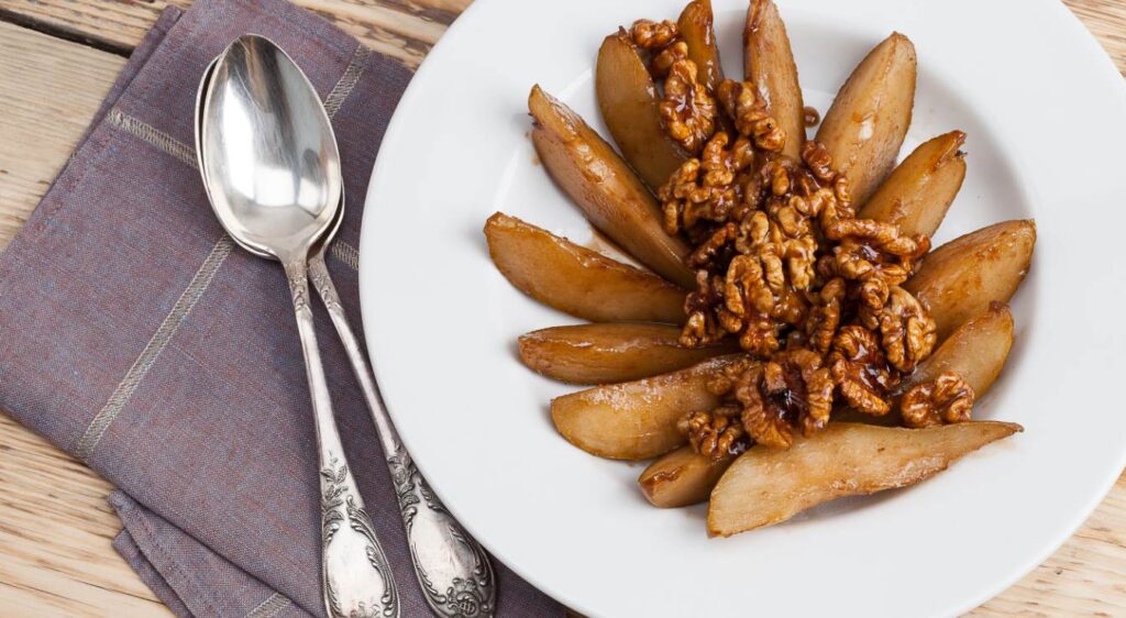 Poires caramélisées