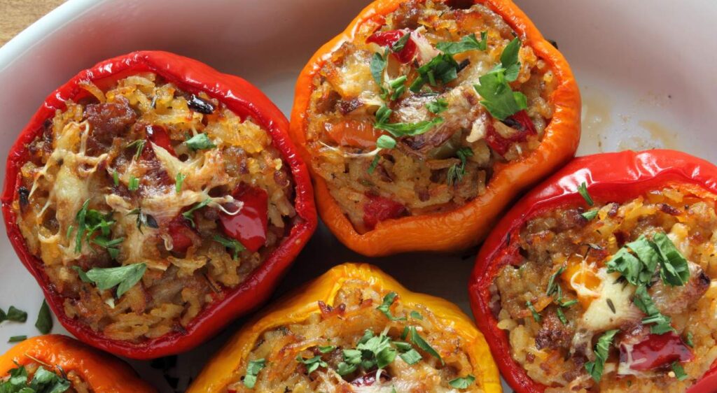 poivron farcies au four