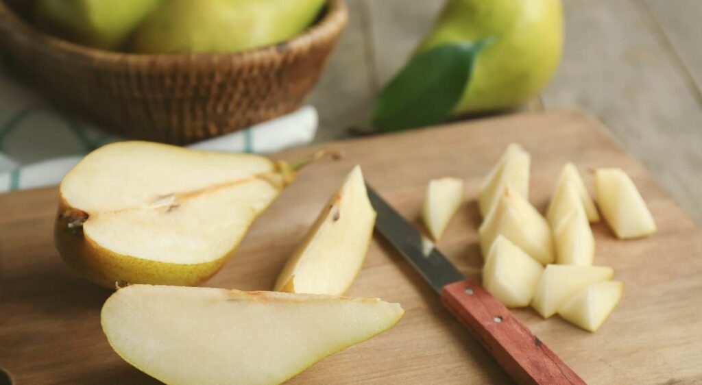 Purée de poire à la cannelle recette
