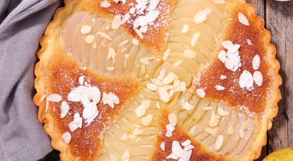 tarte aux poire amandine​