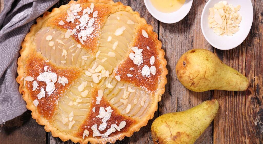 tarte amandine aux poire​s
