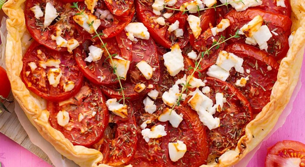 tarte aux tomates moutarde