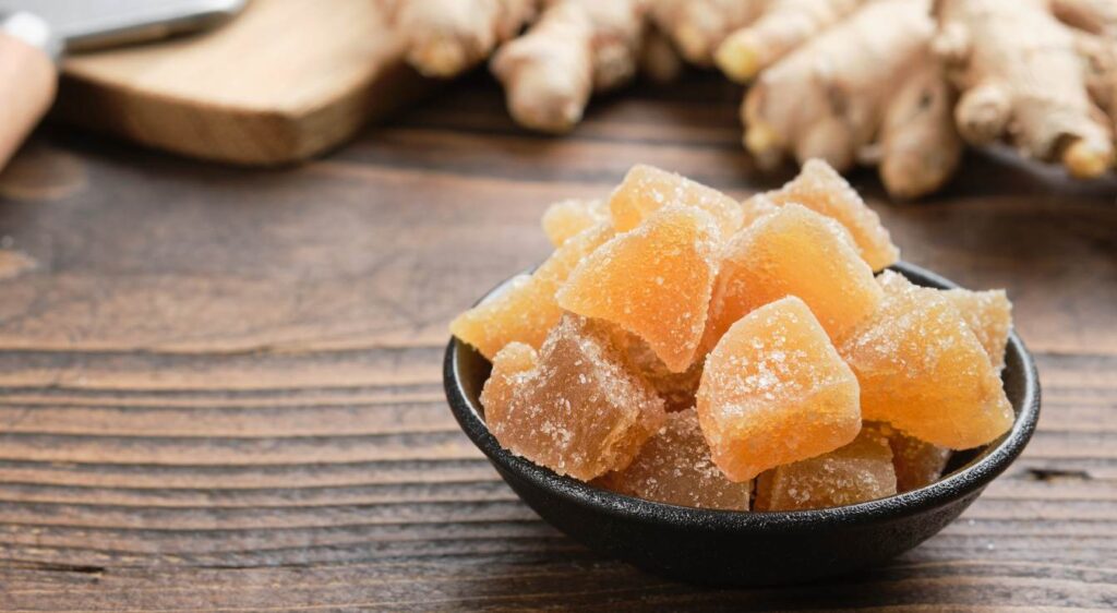 bienfaits du gingembre confit​