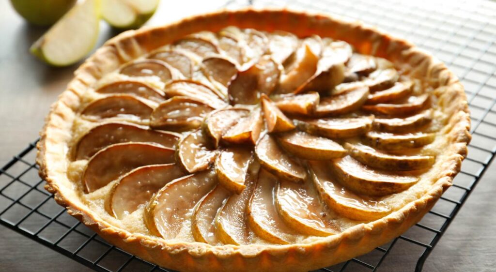 recette pour tarte aux poires