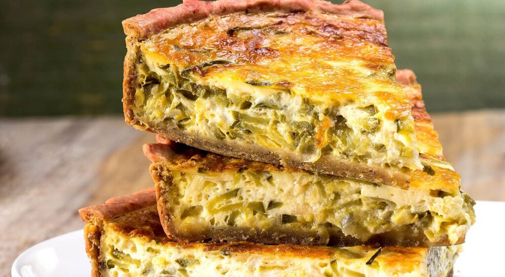 recette de la quiche aux poireaux