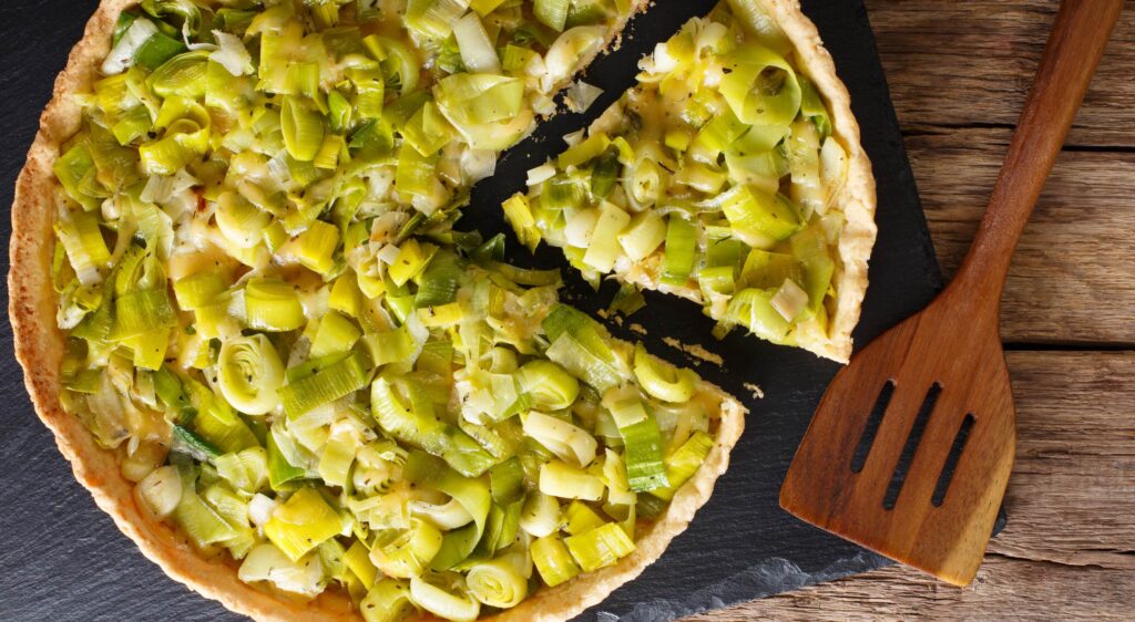 Tarte aux poireaux