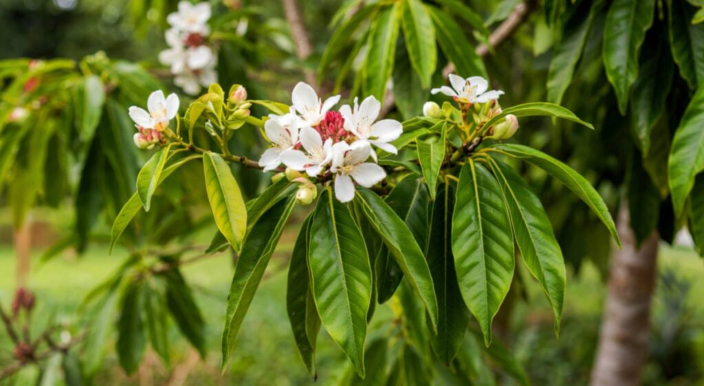 arbres à grandes feuilles