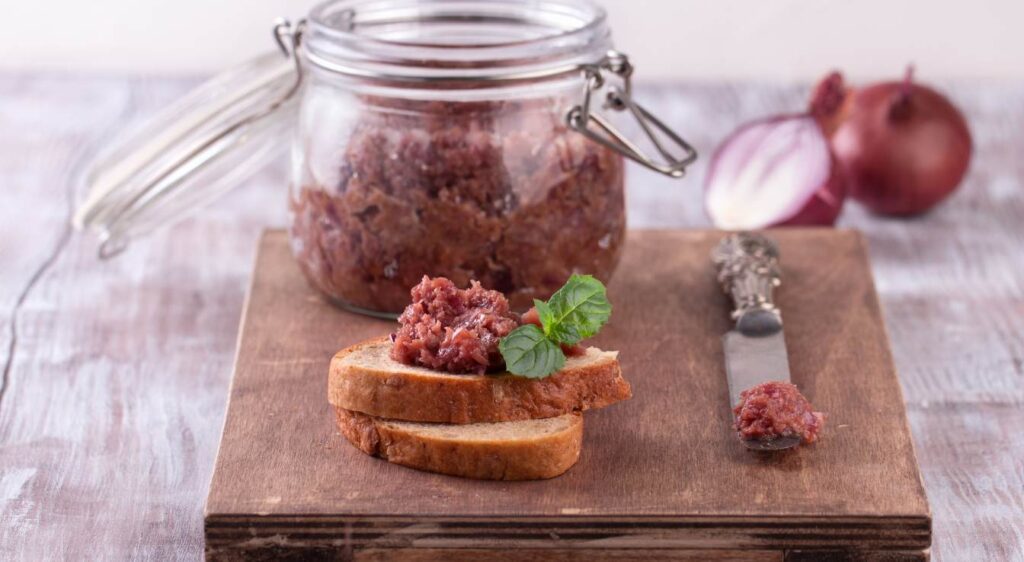 chutney d'oignon rouge​