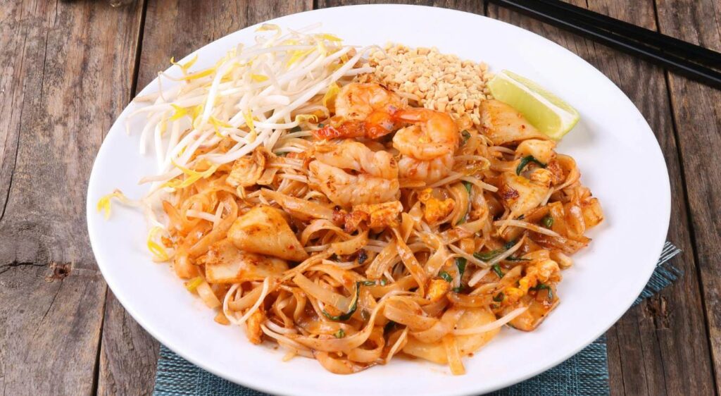 nouilles au beurre de cacahuete