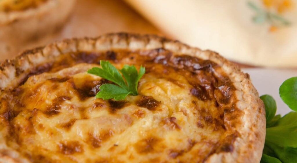 Quiche lorraine au saumon
