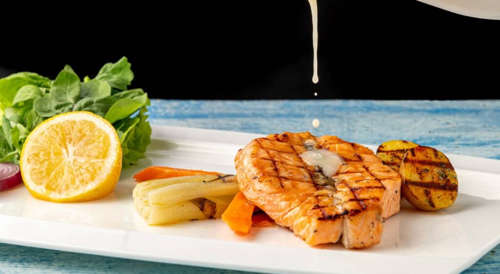 saumon sauce crème fraîche