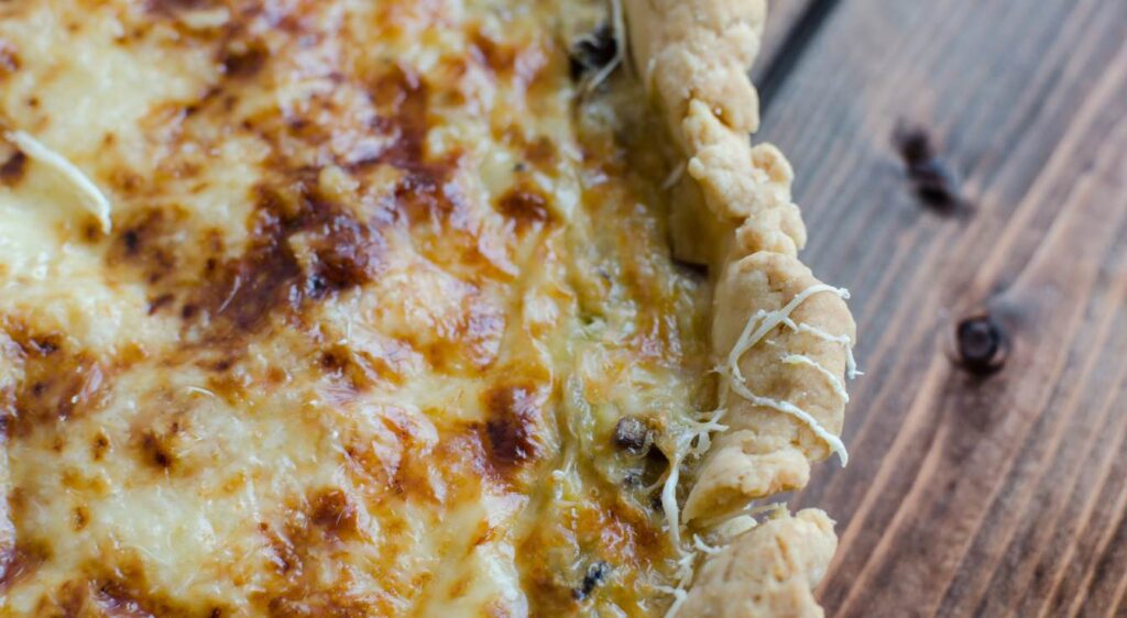 tarte poireau champignons