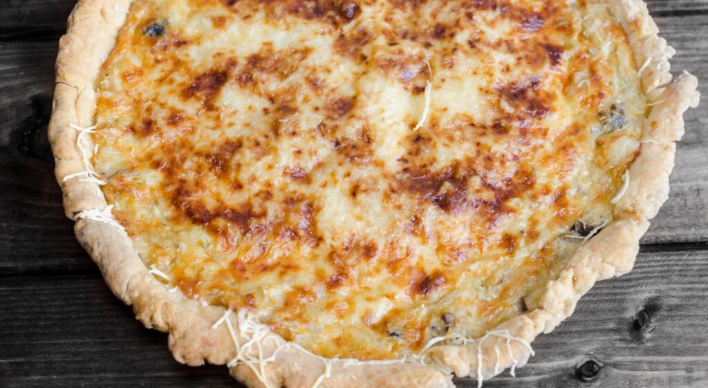 tarte poireau champignon