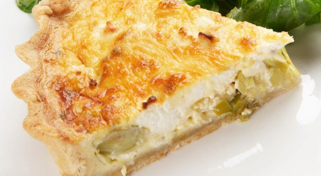 quiche au poireau et chevre