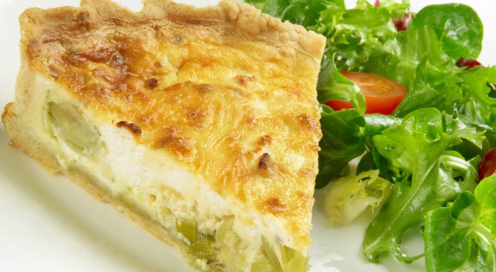 quiche au poireaux et chevre